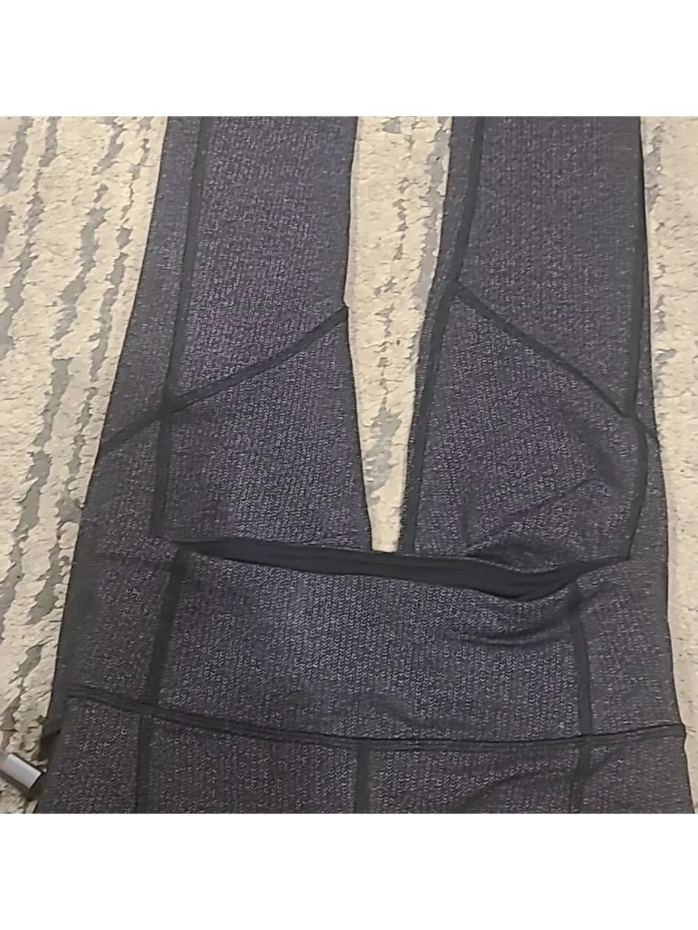 Lululemon Speed Tight IV *Rulu Mini Check Pique Black Heathered Black